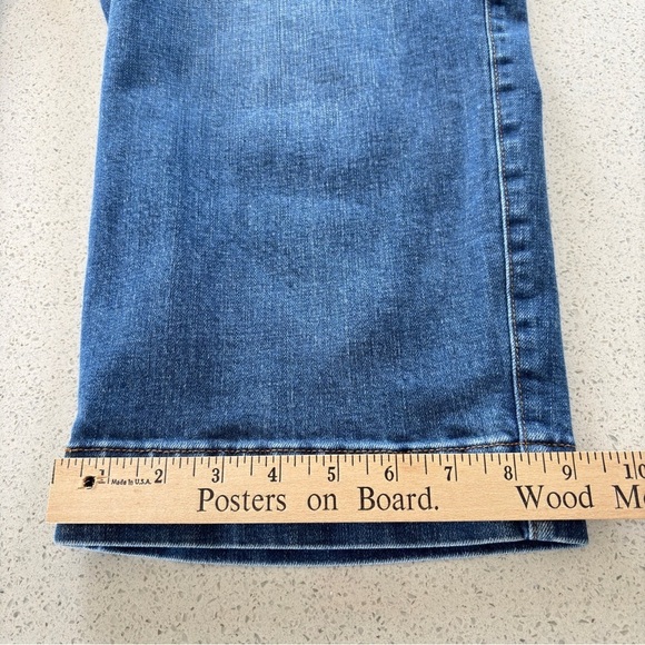 Talbots Flawless Size 14P Capri Stretch Denim Cropped Jeans High-Waist Wide - Picture 9 of 15